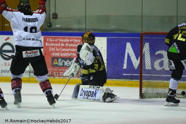 Photo hockey match Rouen - Amiens  le 05/12/2017