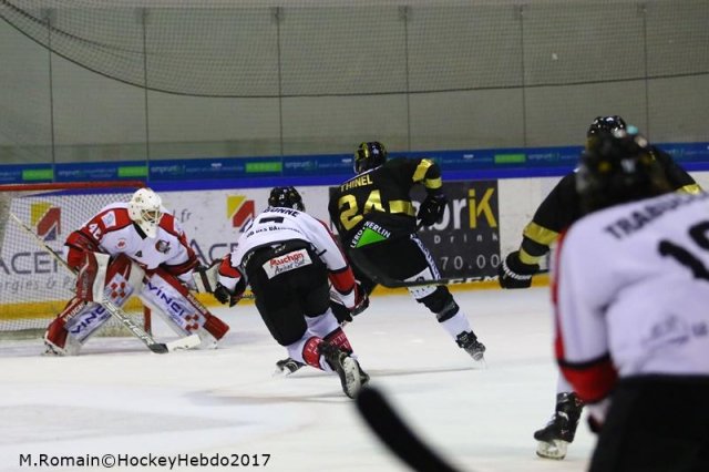 Photo hockey match Rouen - Amiens  le 05/12/2017