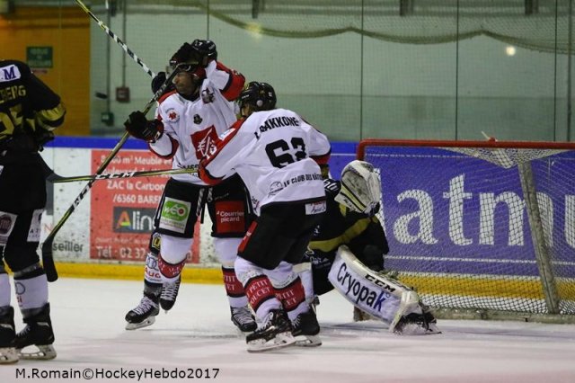 Photo hockey match Rouen - Amiens  le 05/12/2017