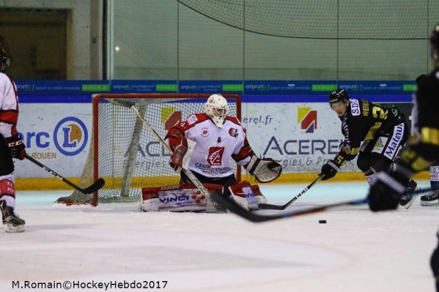 Photo hockey match Rouen - Amiens  le 05/12/2017