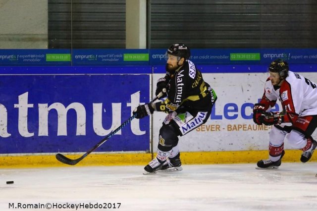 Photo hockey match Rouen - Amiens  le 05/12/2017