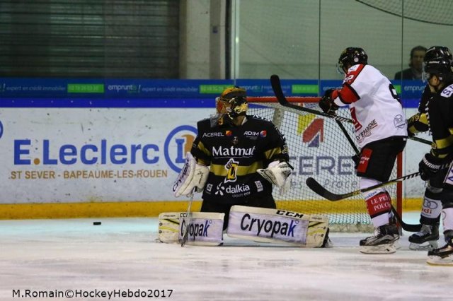 Photo hockey match Rouen - Amiens  le 05/12/2017