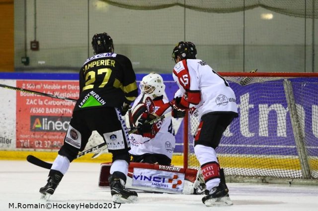 Photo hockey match Rouen - Amiens  le 05/12/2017