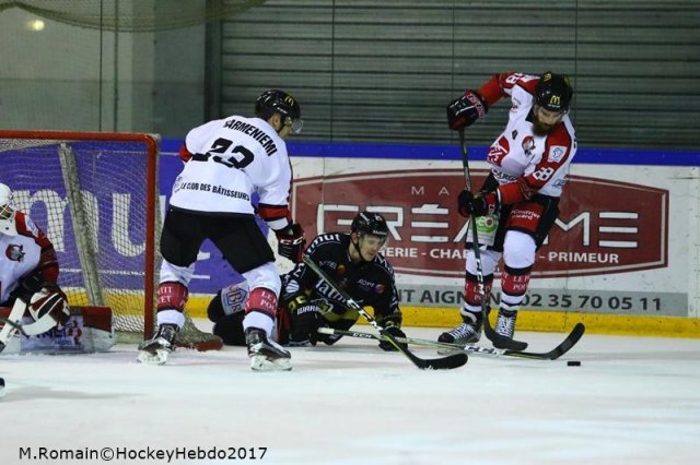Photo hockey match Rouen - Amiens  le 05/12/2017