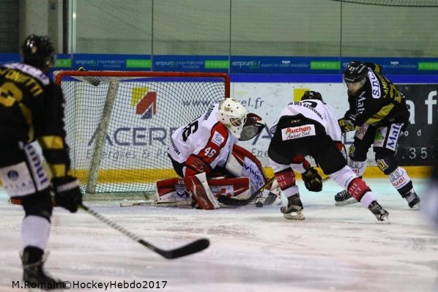 Photo hockey match Rouen - Amiens  le 05/12/2017