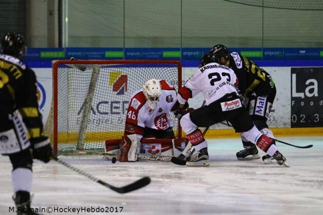 Photo hockey match Rouen - Amiens  le 05/12/2017