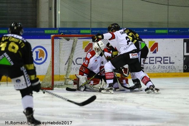 Photo hockey match Rouen - Amiens  le 05/12/2017