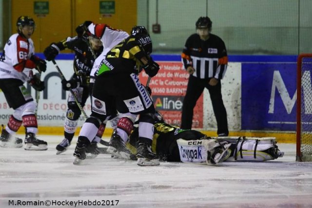 Photo hockey match Rouen - Amiens  le 05/12/2017