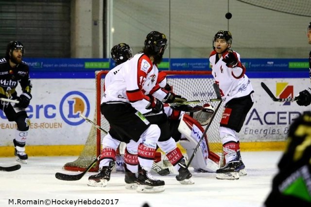Photo hockey match Rouen - Amiens  le 05/12/2017