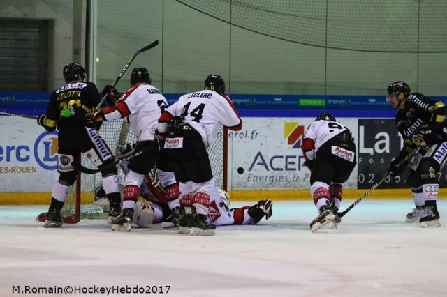 Photo hockey match Rouen - Amiens  le 05/12/2017