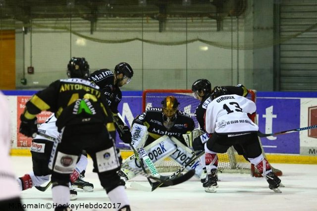 Photo hockey match Rouen - Amiens  le 05/12/2017