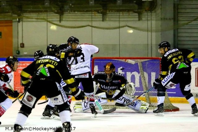 Photo hockey match Rouen - Amiens  le 05/12/2017