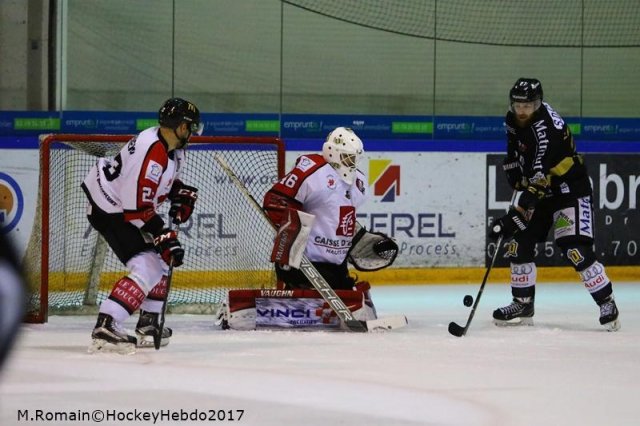 Photo hockey match Rouen - Amiens  le 05/12/2017