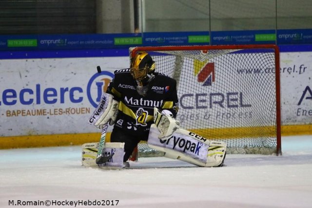 Photo hockey match Rouen - Amiens  le 05/12/2017