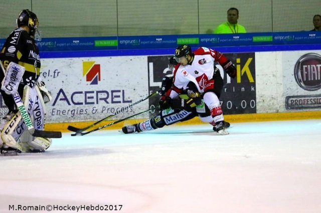 Photo hockey match Rouen - Amiens  le 05/12/2017