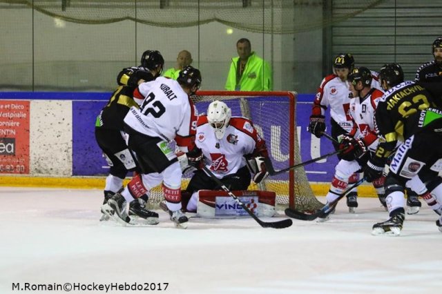 Photo hockey match Rouen - Amiens  le 05/12/2017