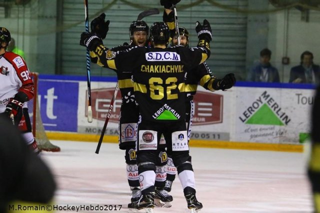 Photo hockey match Rouen - Amiens  le 05/12/2017
