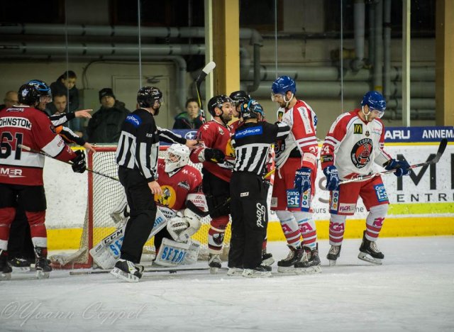 Photo hockey match Chamonix  - Mulhouse le 08/12/2017