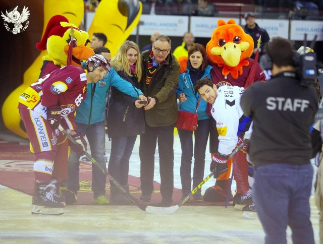 Photo hockey match Genève - Fribourg le 25/11/2017