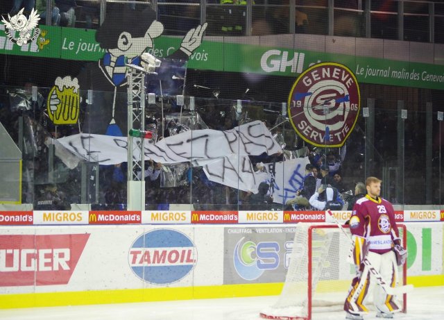 Photo hockey match Genève - Fribourg le 25/11/2017