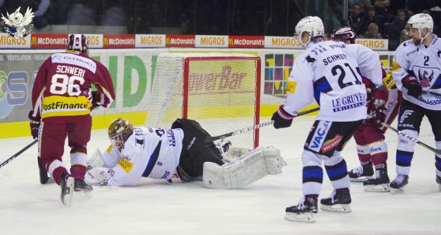 Photo hockey match Genève - Fribourg le 25/11/2017