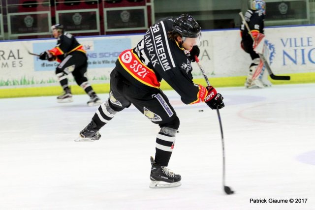 Photo hockey match Nice - Epinal  le 08/12/2017