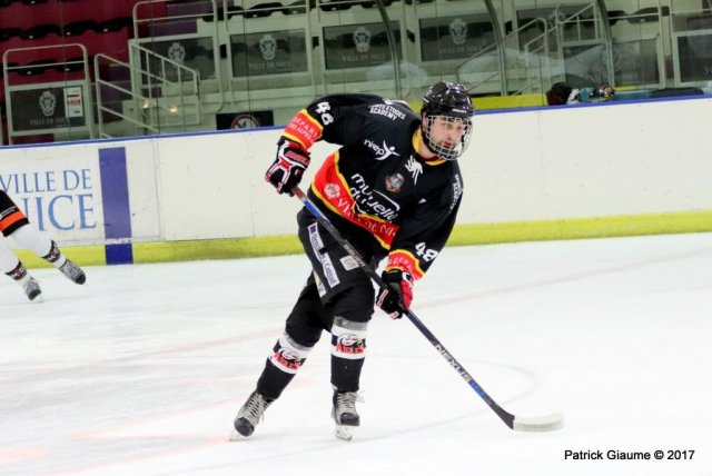 Photo hockey match Nice - Epinal  le 08/12/2017
