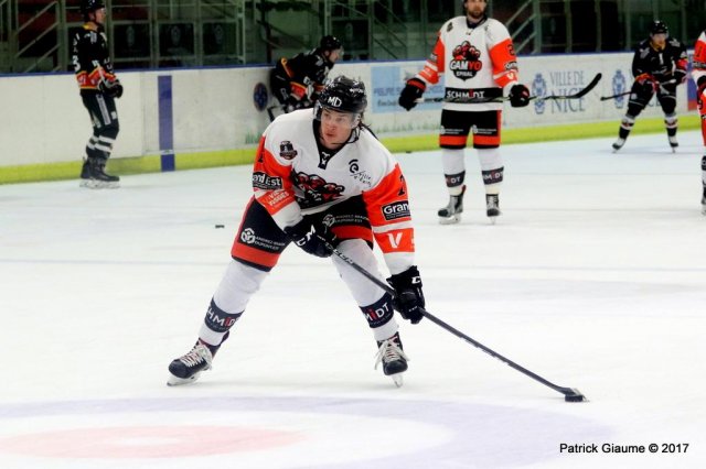Photo hockey match Nice - Epinal  le 08/12/2017