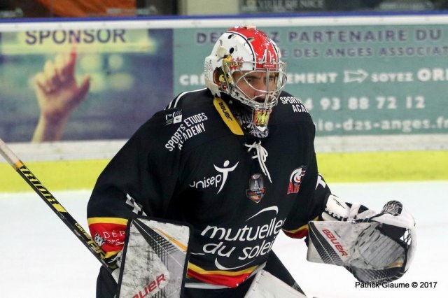 Photo hockey match Nice - Epinal  le 08/12/2017