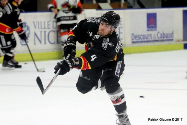 Photo hockey match Nice - Epinal  le 08/12/2017