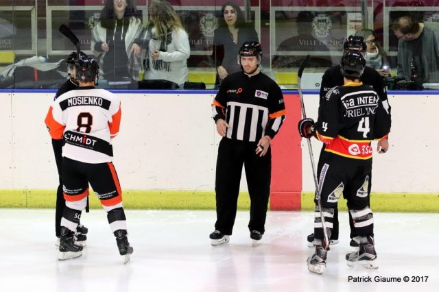 Photo hockey match Nice - Epinal  le 08/12/2017