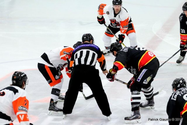 Photo hockey match Nice - Epinal  le 08/12/2017