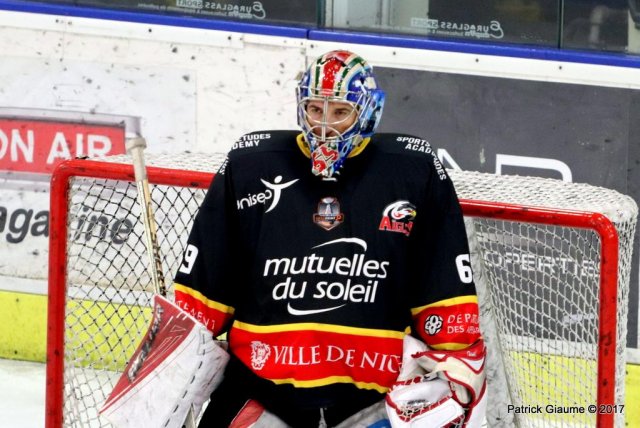 Photo hockey match Nice - Epinal  le 08/12/2017