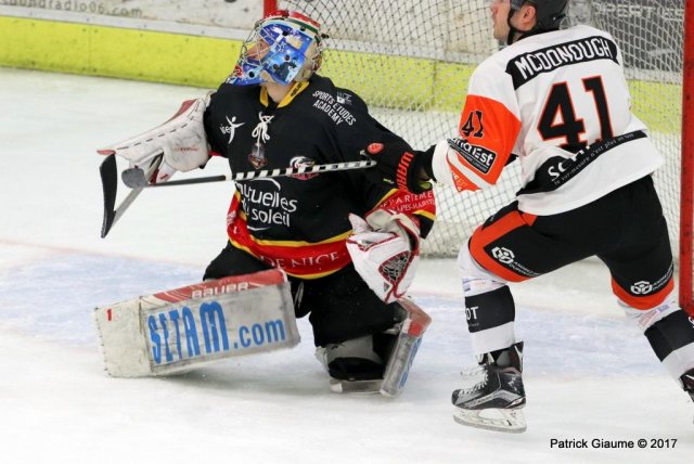 Photo hockey match Nice - Epinal  le 08/12/2017