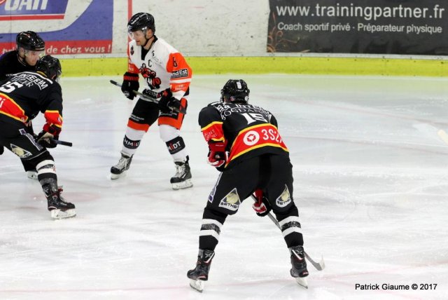 Photo hockey match Nice - Epinal  le 08/12/2017