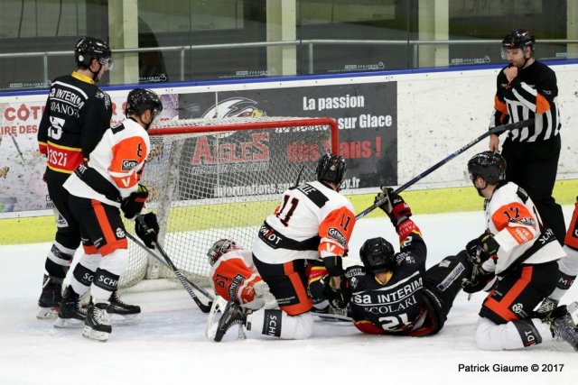 Photo hockey match Nice - Epinal  le 08/12/2017