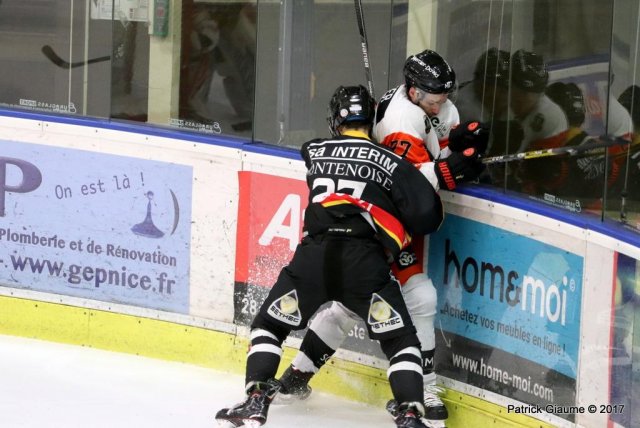 Photo hockey match Nice - Epinal  le 08/12/2017