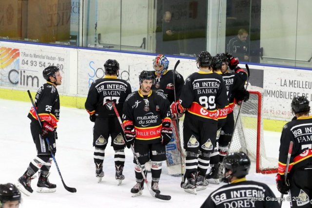 Photo hockey match Nice - Epinal  le 08/12/2017