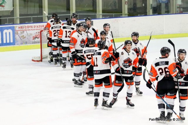 Photo hockey match Nice - Epinal  le 08/12/2017
