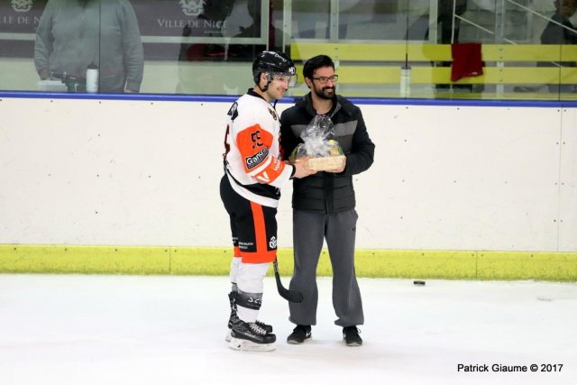 Photo hockey match Nice - Epinal  le 08/12/2017