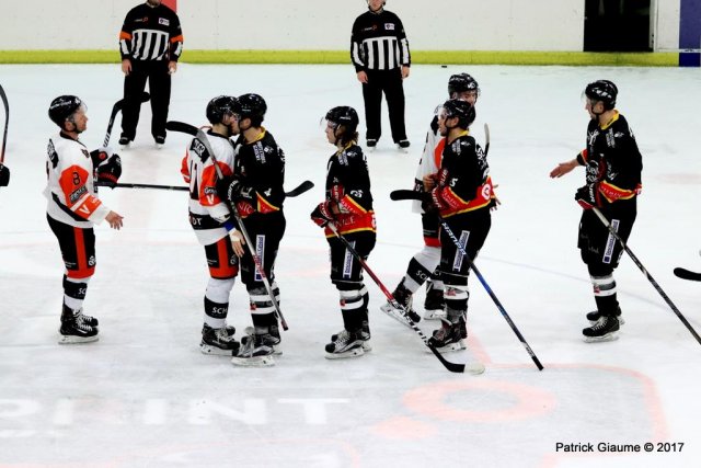 Photo hockey match Nice - Epinal  le 08/12/2017