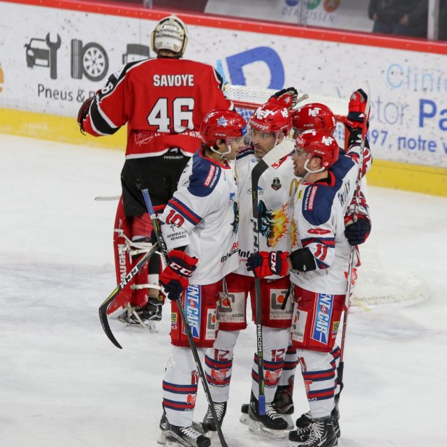 Photo hockey match Amiens  - Grenoble  le 08/12/2017