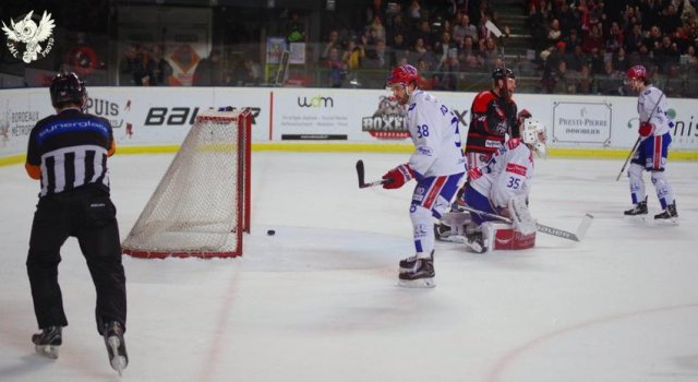 Photo hockey match Bordeaux - Lyon le 08/12/2017