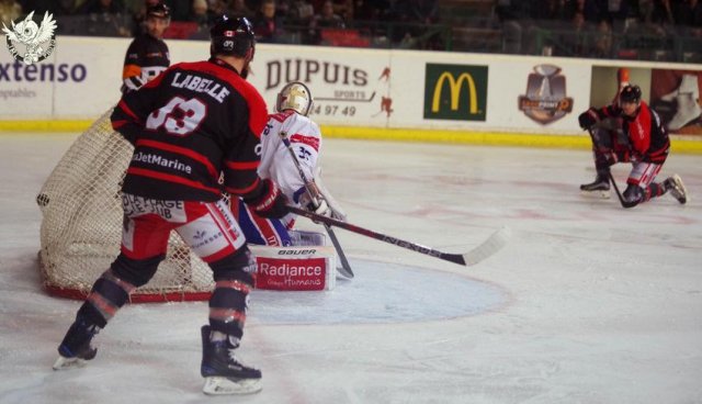 Photo hockey match Bordeaux - Lyon le 08/12/2017