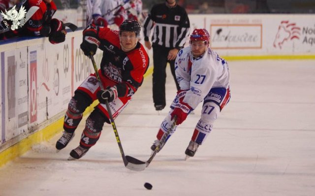 Photo hockey match Bordeaux - Lyon le 08/12/2017