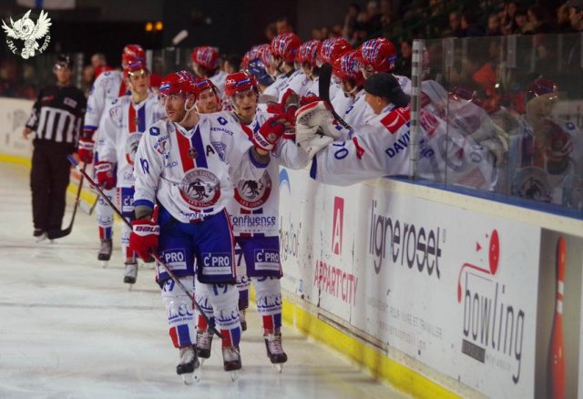 Photo hockey match Bordeaux - Lyon le 08/12/2017