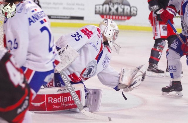 Photo hockey match Bordeaux - Lyon le 08/12/2017