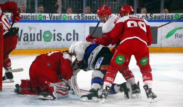Photo hockey match Lausanne - Fribourg le 19/12/2017