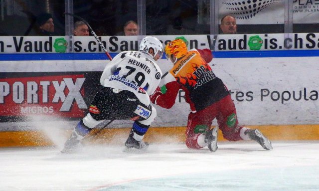 Photo hockey match Lausanne - Fribourg le 19/12/2017