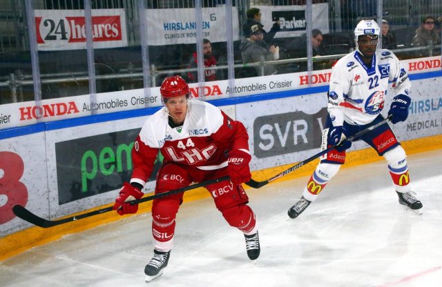 Photo hockey match Lausanne - Zürich le 23/12/2017
